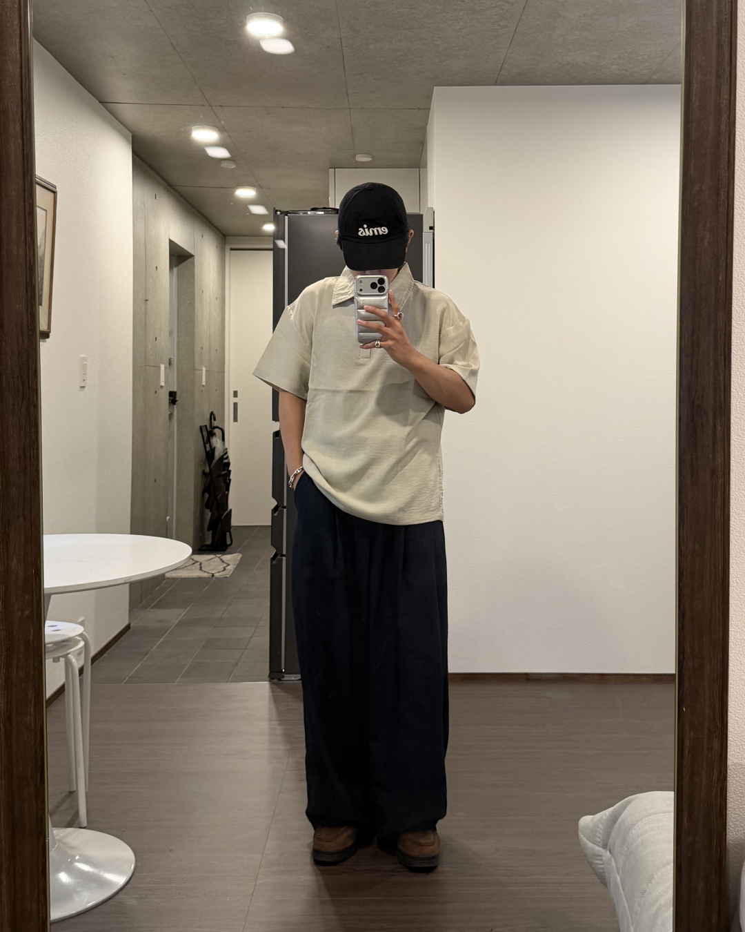 リネン半袖ポロシャツ  KA7284
