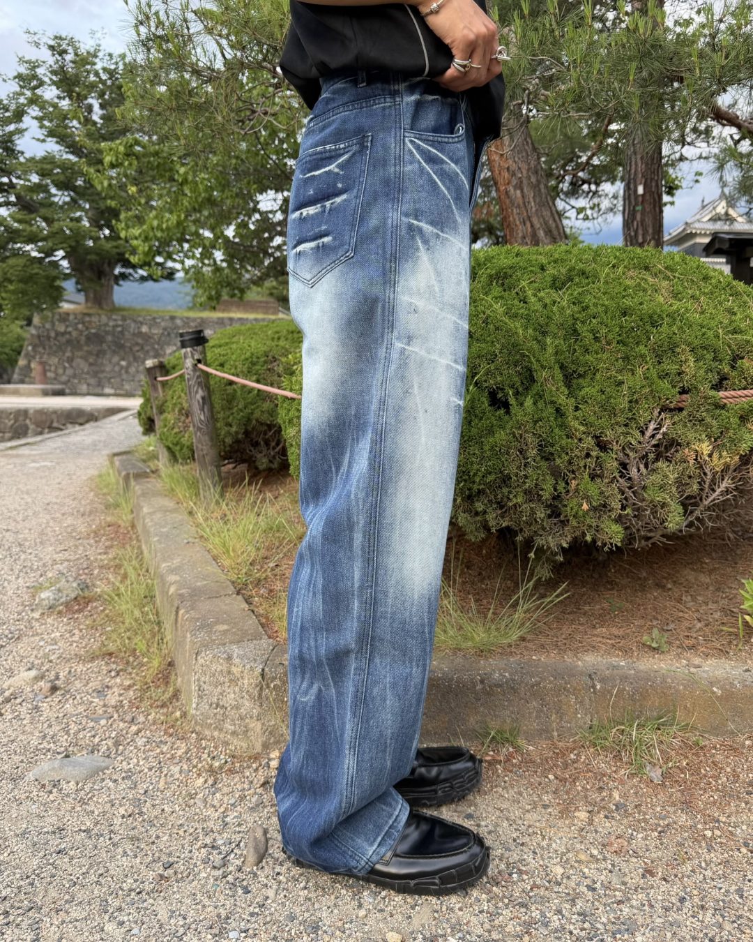ヴィンテージウォッシュデニムパンツ KA7285