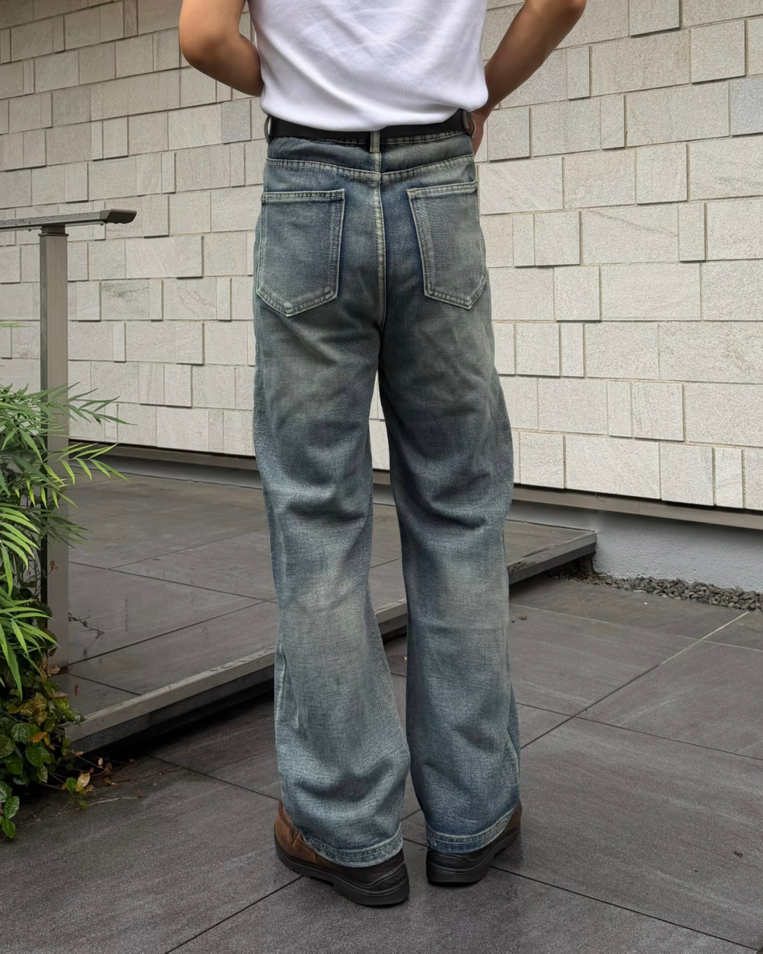 ウォッシュストレートデニムパンツ KA7287
