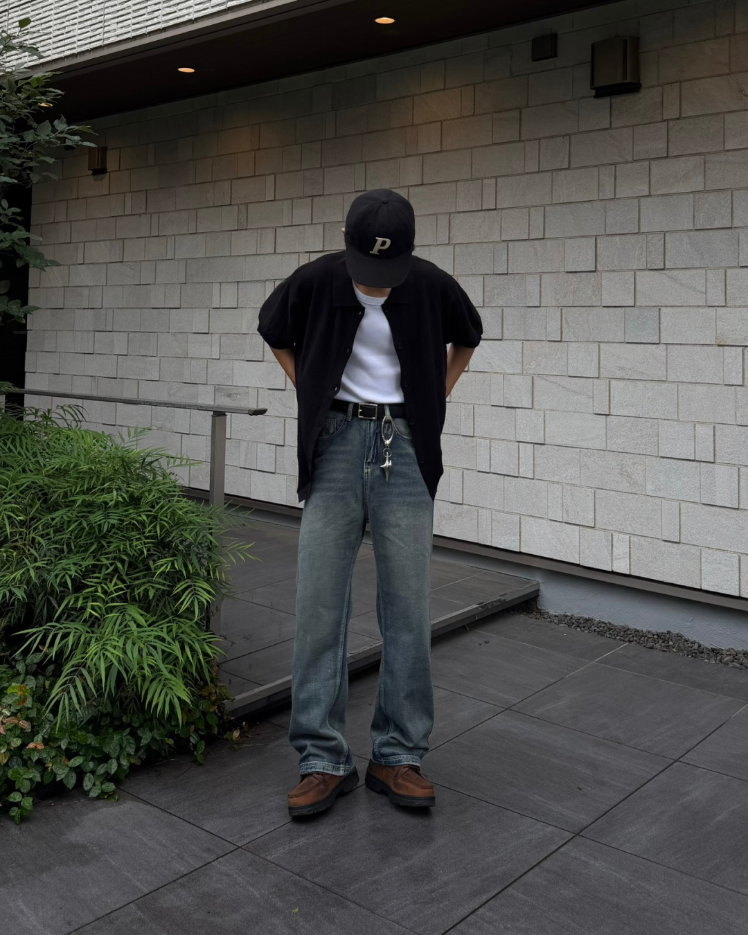 ウォッシュストレートデニムパンツ KA7287