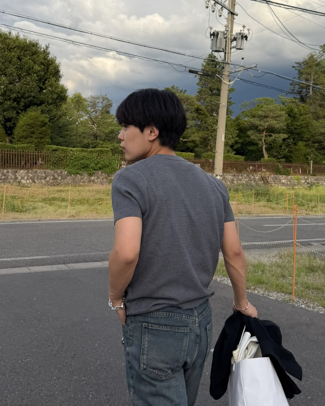 ヘンリーネックフィットTシャツ KA7310