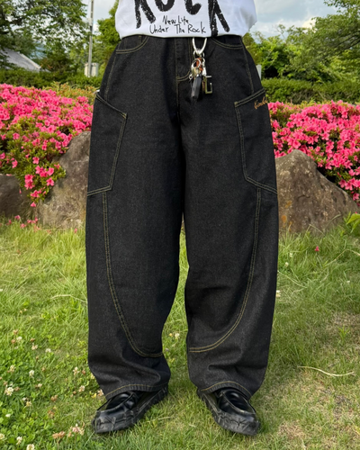 かよさま専用 レトロステッチバギーデニムパンツ KA7314 – YOLO（ヨロ