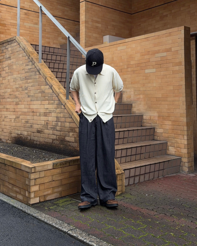 ストレートドレープスラックス KA7328