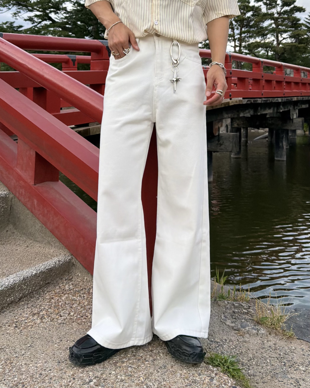 サマーセミフレアパンツ KA7329