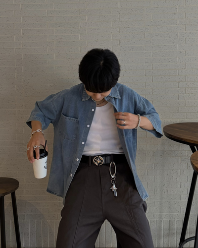 ウォッシュデニムシャツ KA7339