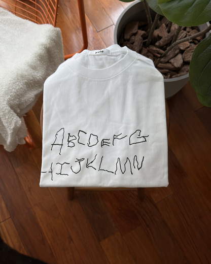 ハンドライティングTシャツ KA7383