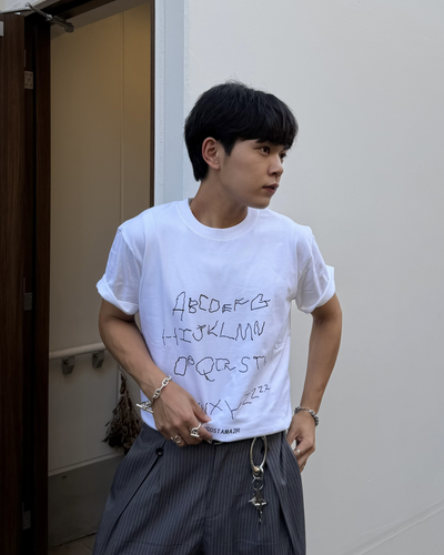 ハンドライティングTシャツ KA7383