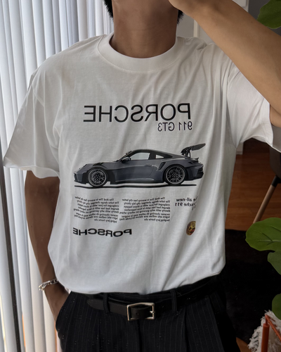 レーシンングカープリントTシャツ KA7385