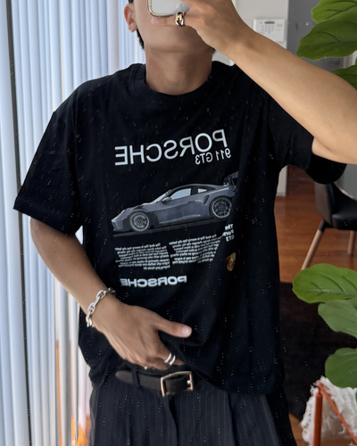 レーシンングカープリントTシャツ KA7385