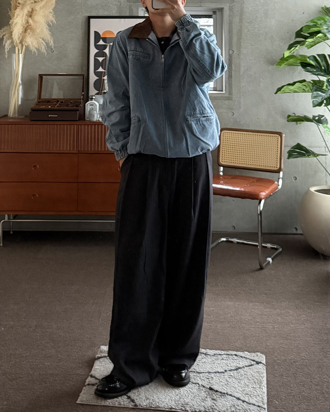 ウォッシュドバイカラージャケット KA7478
