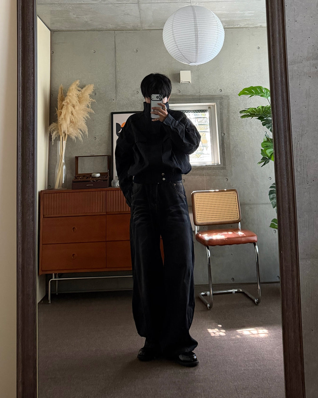 ヴィンテージウォッシュインディゴバギーデニム KA7584