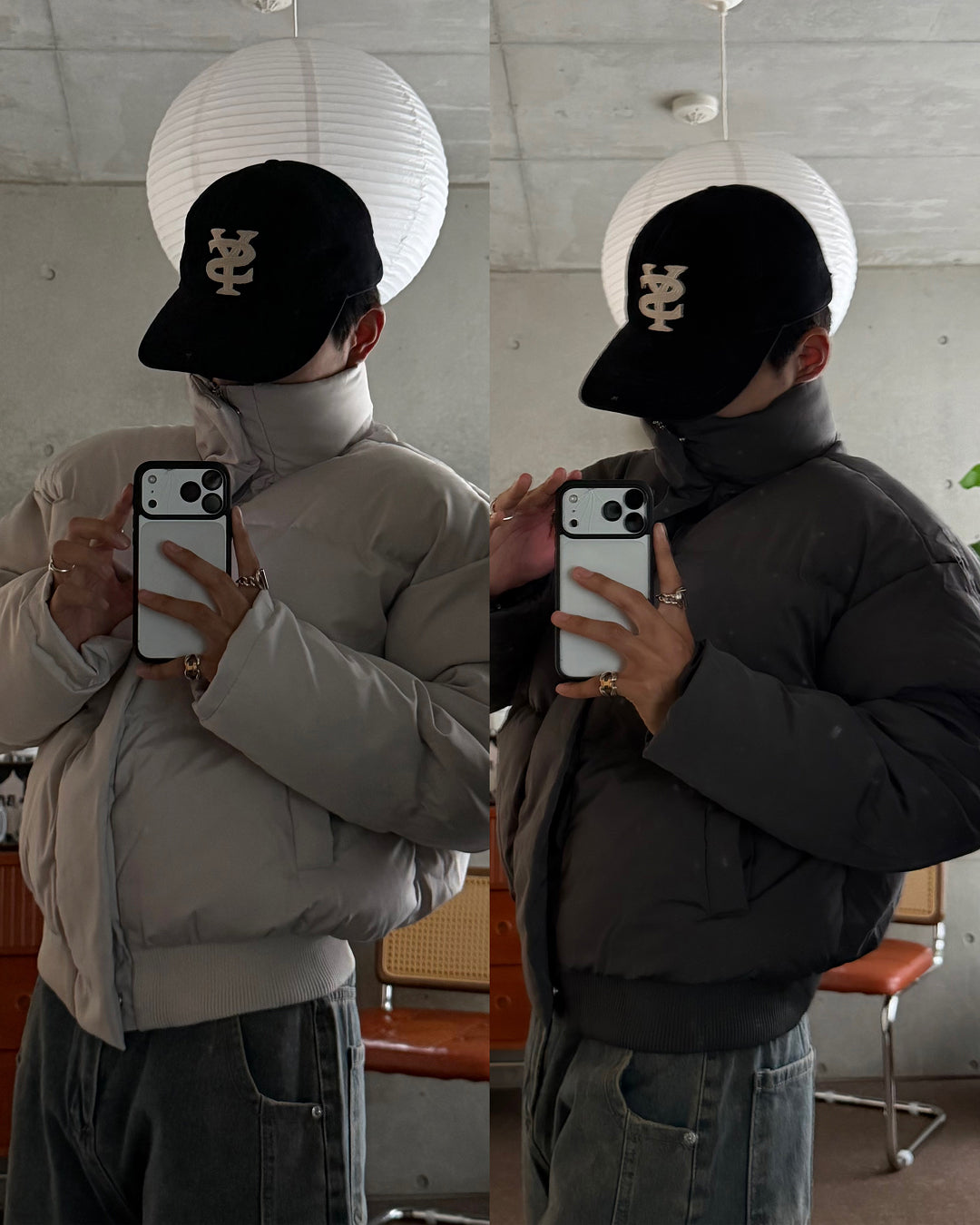 クロップドパファージャケット KA7600