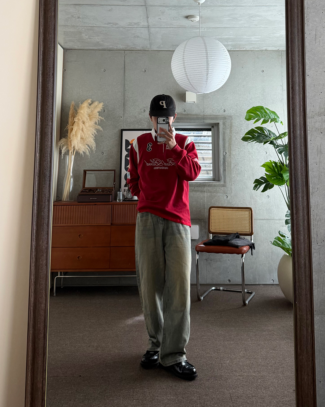 ナンバリングワッペンラガーシャツ KA7688
