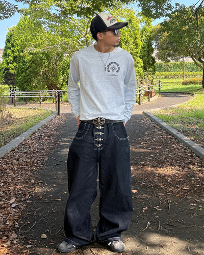 クロスグラフィックロングスリーブT KB0001