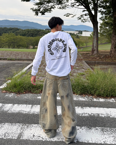 クロスグラフィックロングスリーブT KB0001