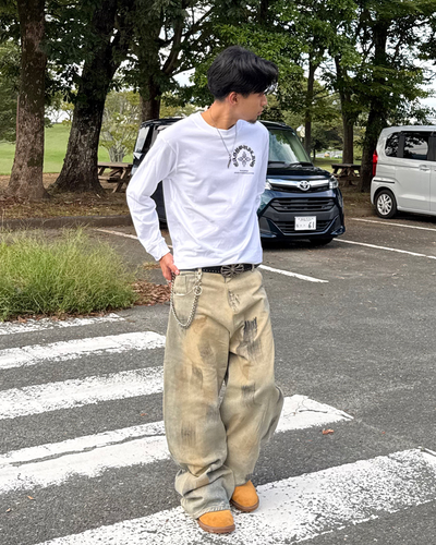 クロスグラフィックロングスリーブT KB0001