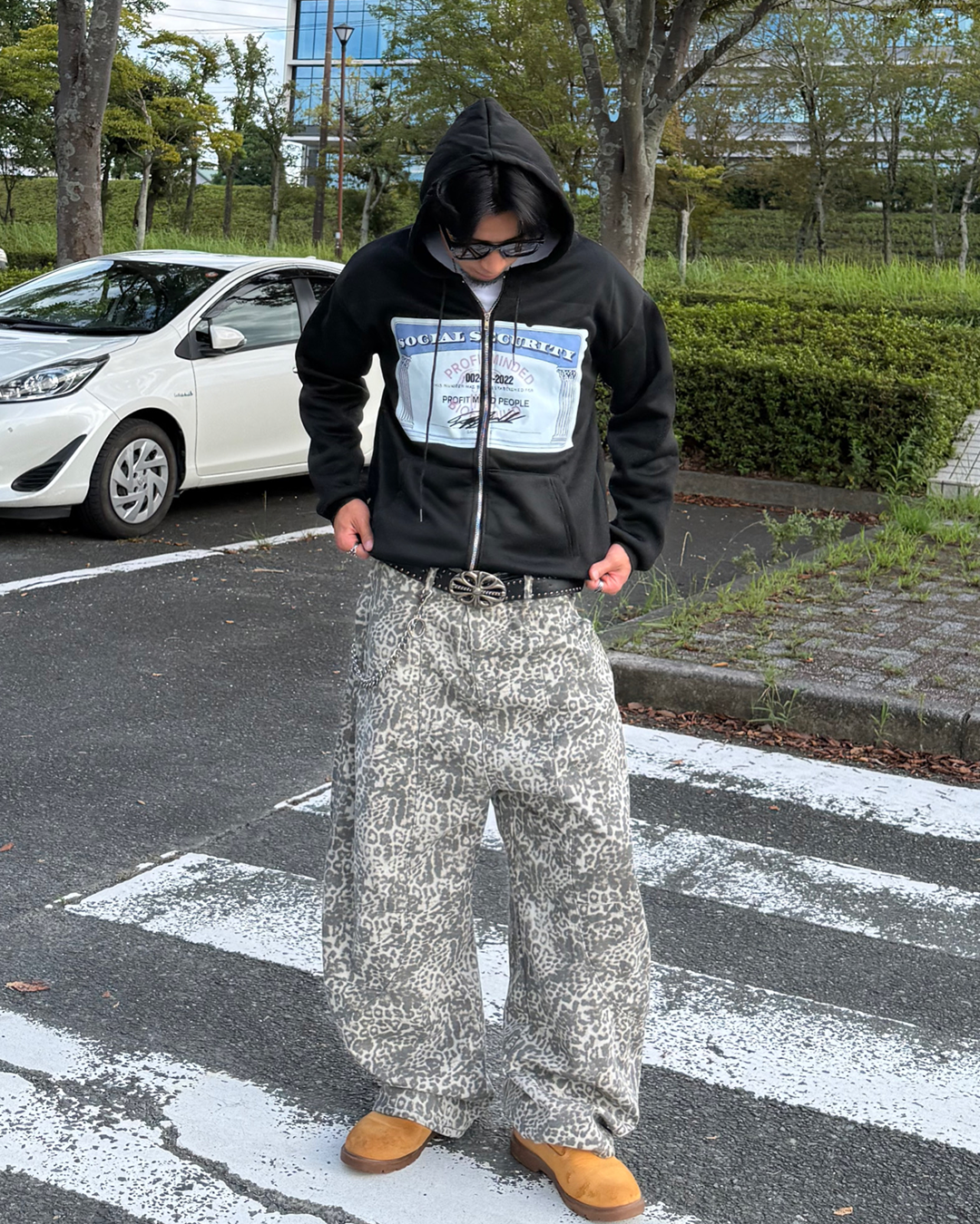 ヴィンテージライクジップパーカー KB0009