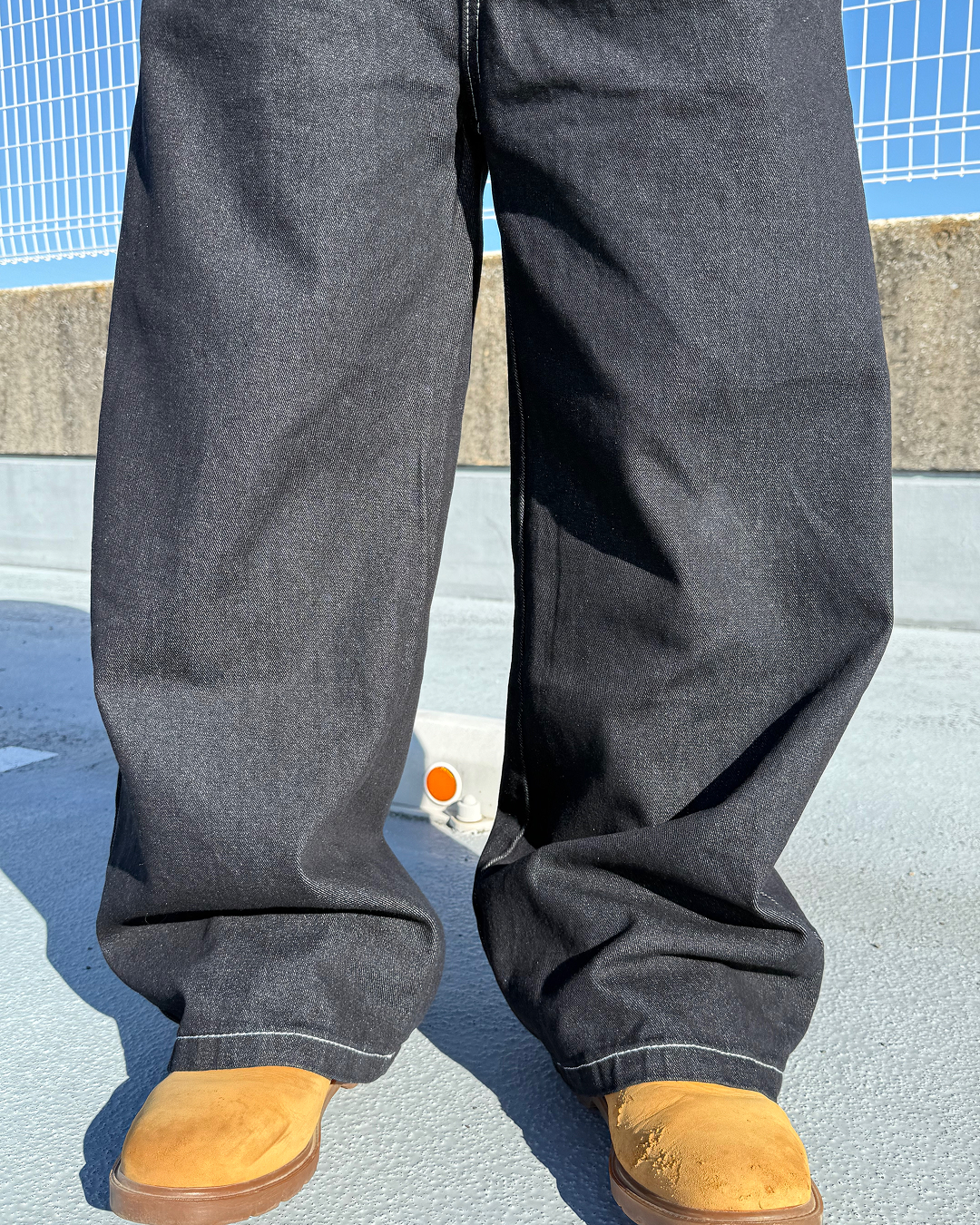 フックワイドデニムパンツ KB0014