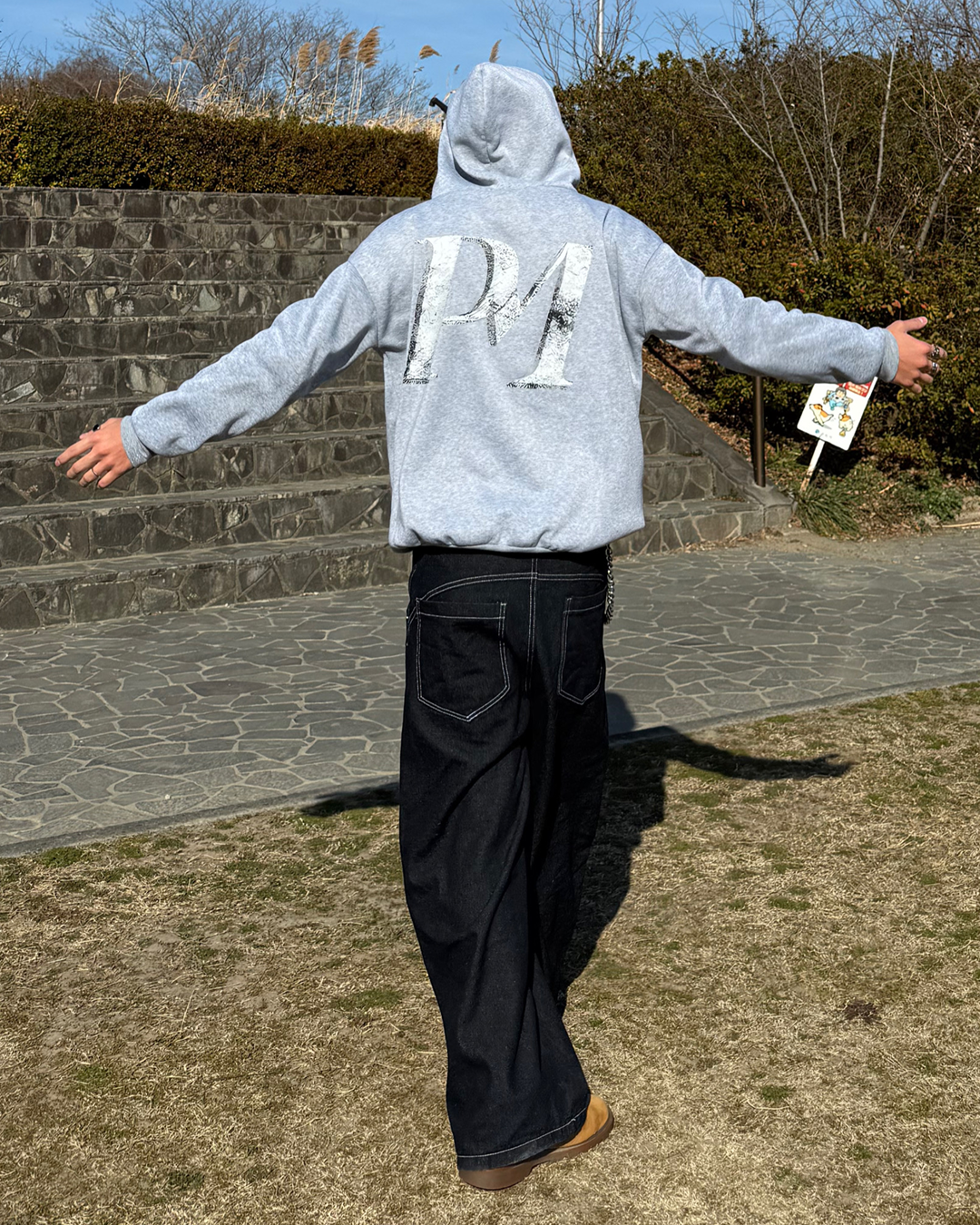 フックワイドデニムパンツ KB0014