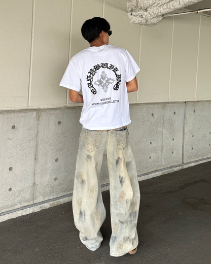 コンストラクトリバースデザインワイドパンツ KB0027
