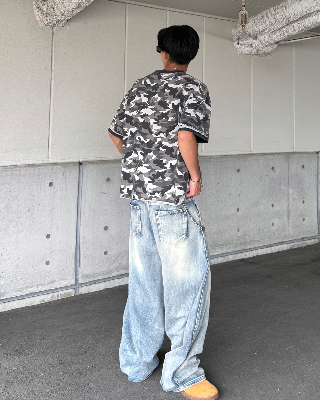 ワイドウォッシュモップパンツ KB0029