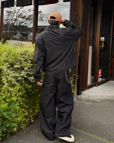 スタッズラインデニムジャケット KB0066