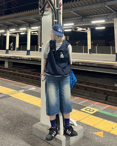 【再販】ハイウエストクロップドストレートジーンズ KC0002