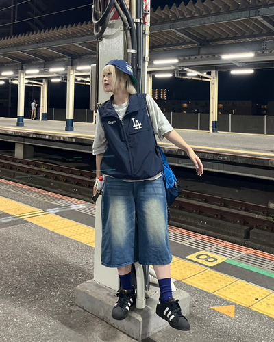 【再販】ハイウエストクロップドストレートジーンズ KC0002