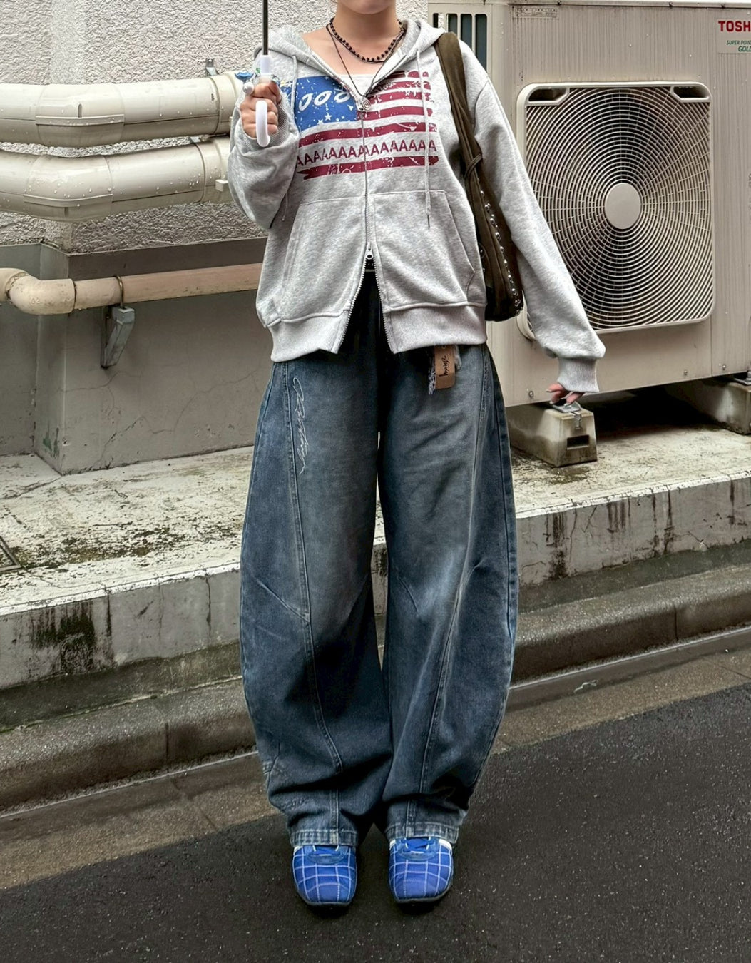 迷彩ポケットデニムパンツ KC0006