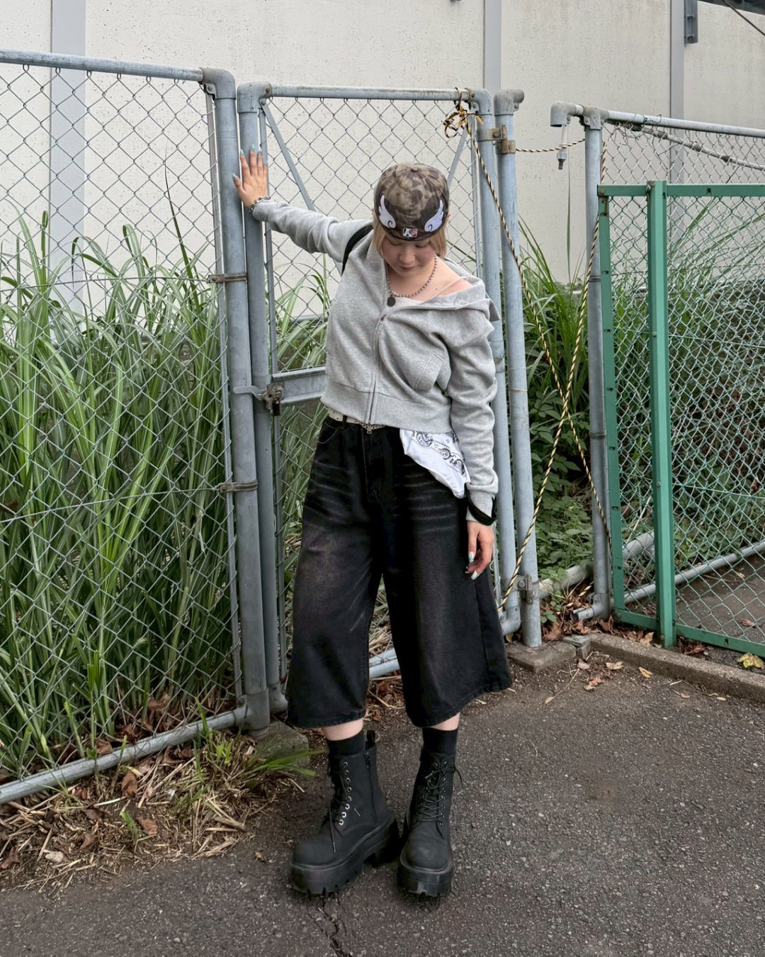 アメリカンレトロウォッシュハーフパンツ KC0007