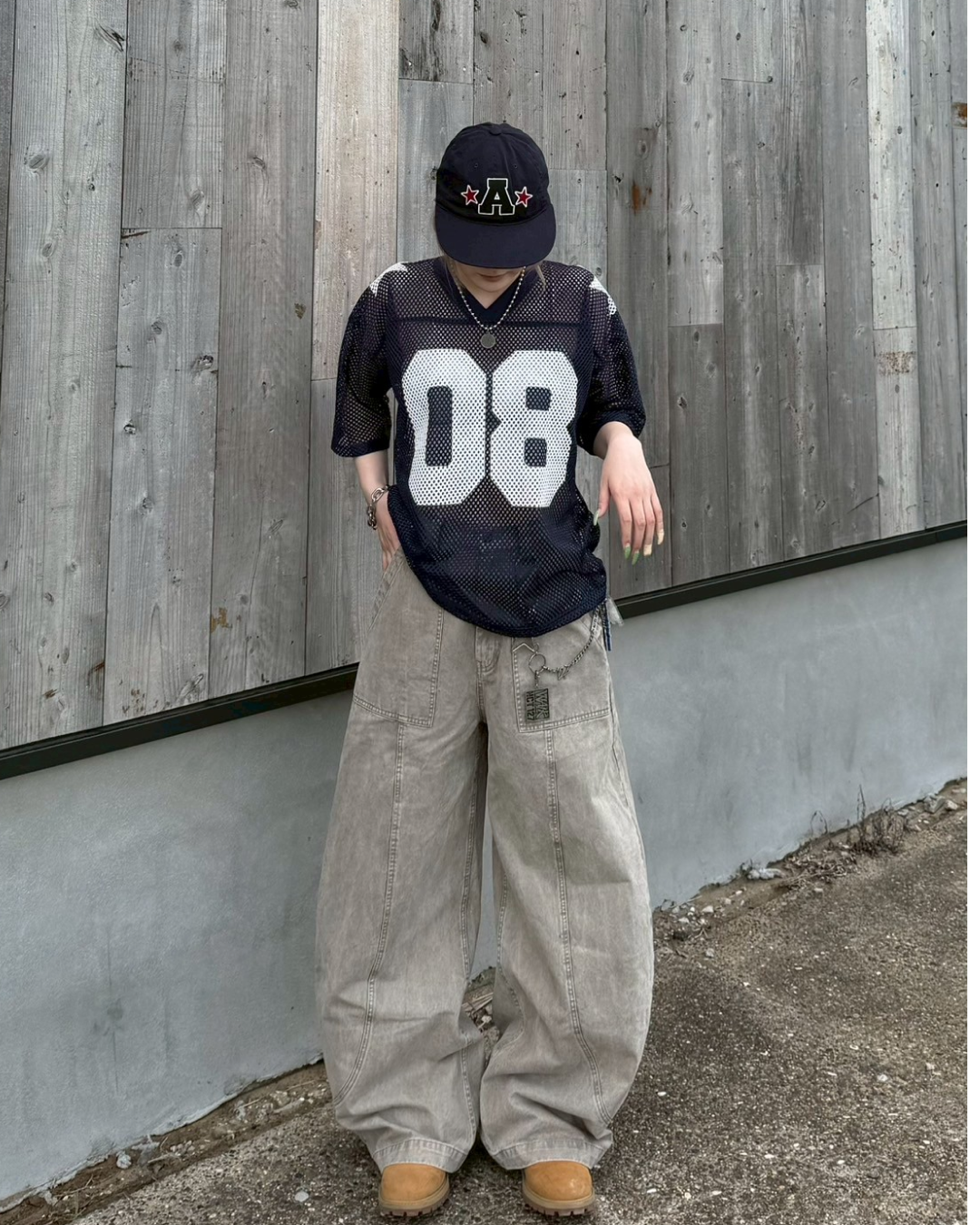ネイビーナンバリングTシャツ KC0099