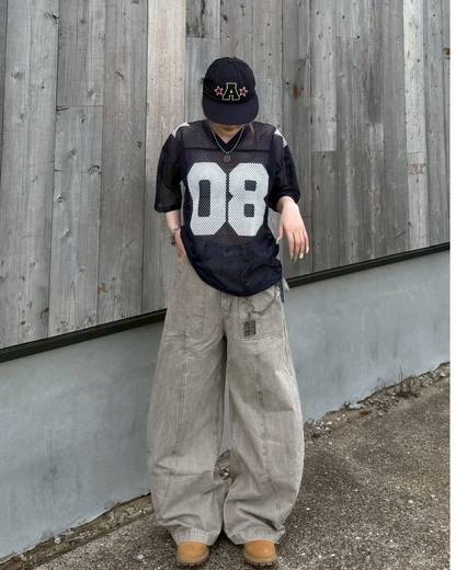 ネイビーナンバリングTシャツ KC0099