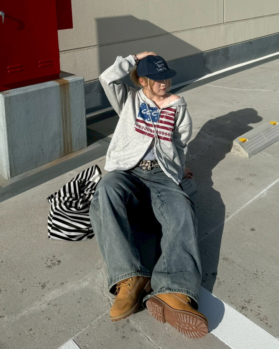 ライトブルーカーブデニムパンツ KC0124 – YOLO（ヨロ