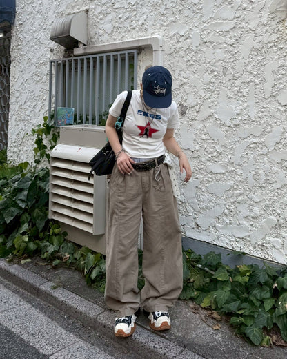 カーキカーブパンツ KC0153