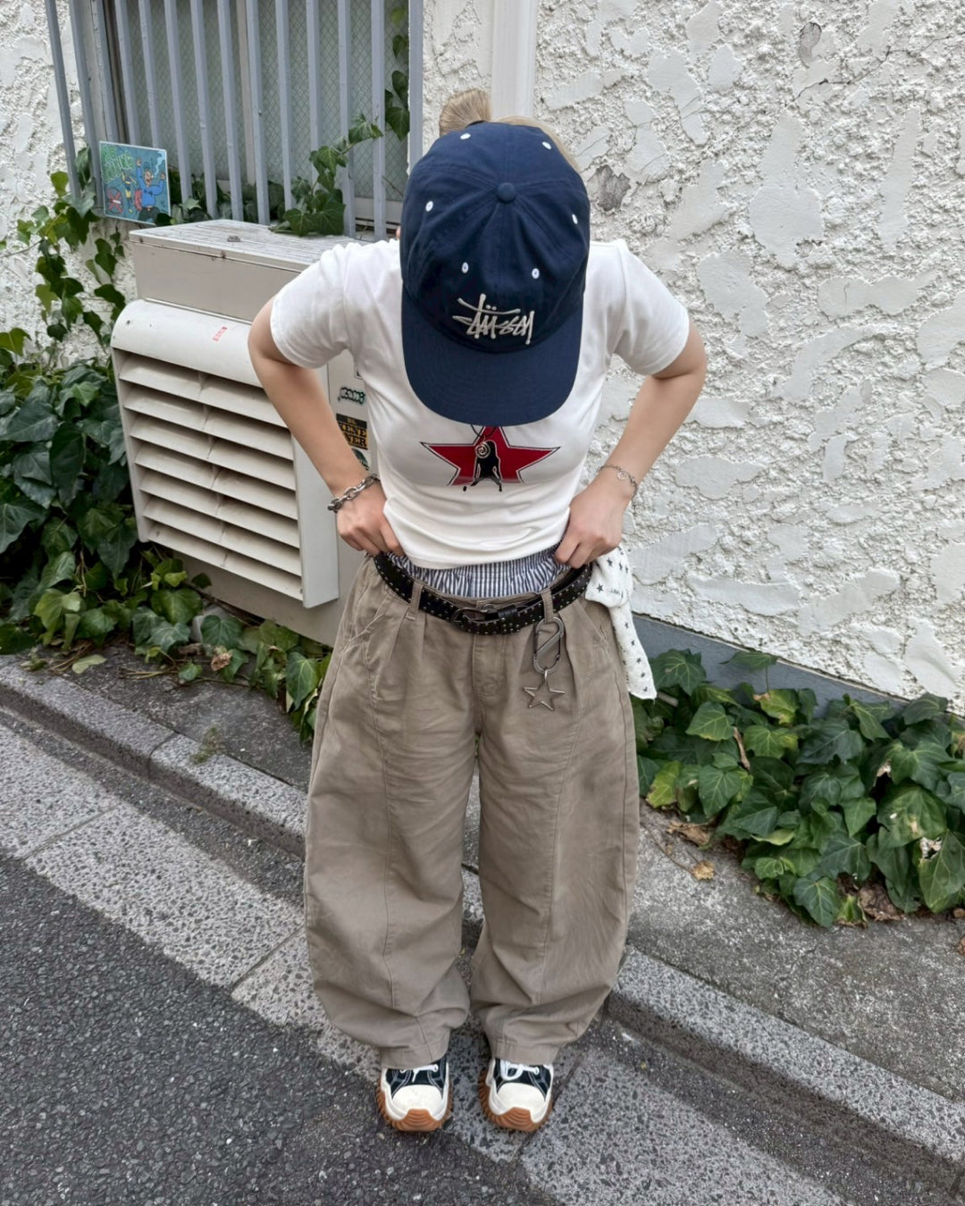 カーキカーブパンツ KC0153
