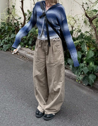 カーキカーブパンツ KC0153