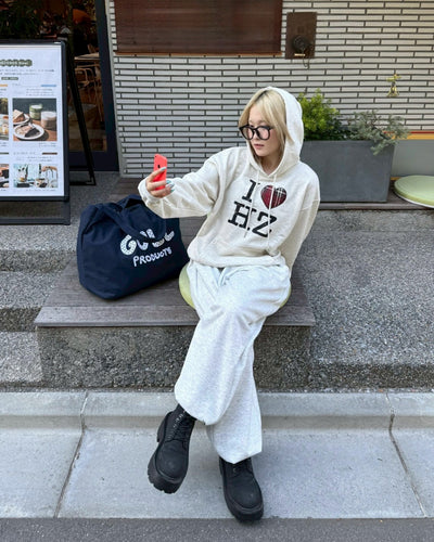 タックデザインスウェットパンツ KC0174