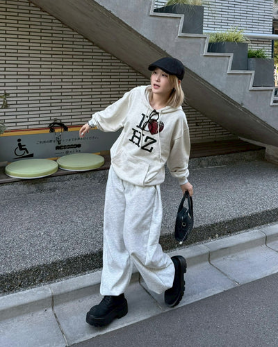 タックデザインスウェットパンツ KC0174