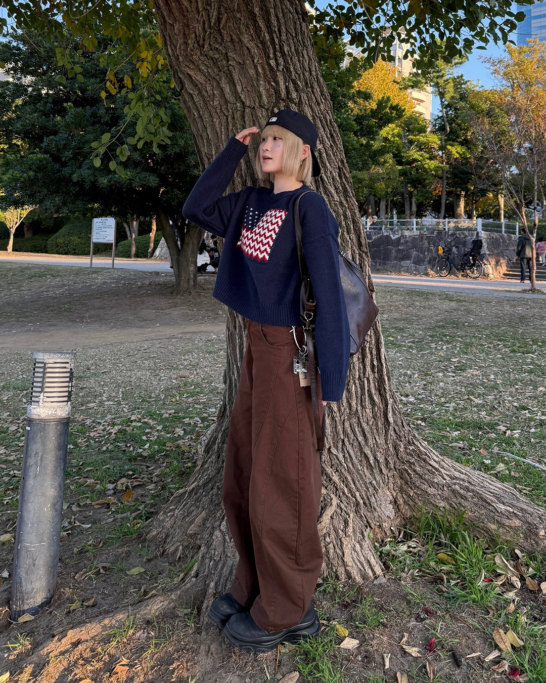 アメリカンラウンドネックプルオーバーセーター KC0203