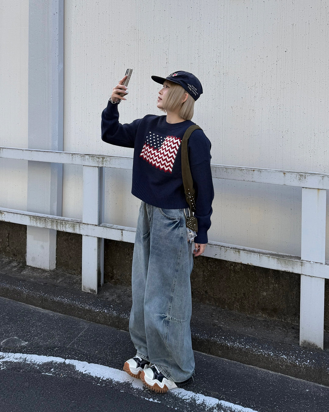 アメリカンラウンドネックプルオーバーセーター KC0203