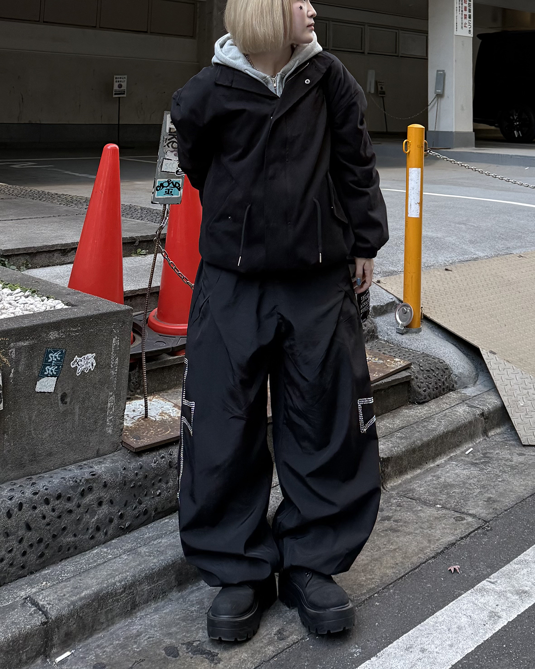 ウエストファークロスラメバルーンパンツ
KC0214