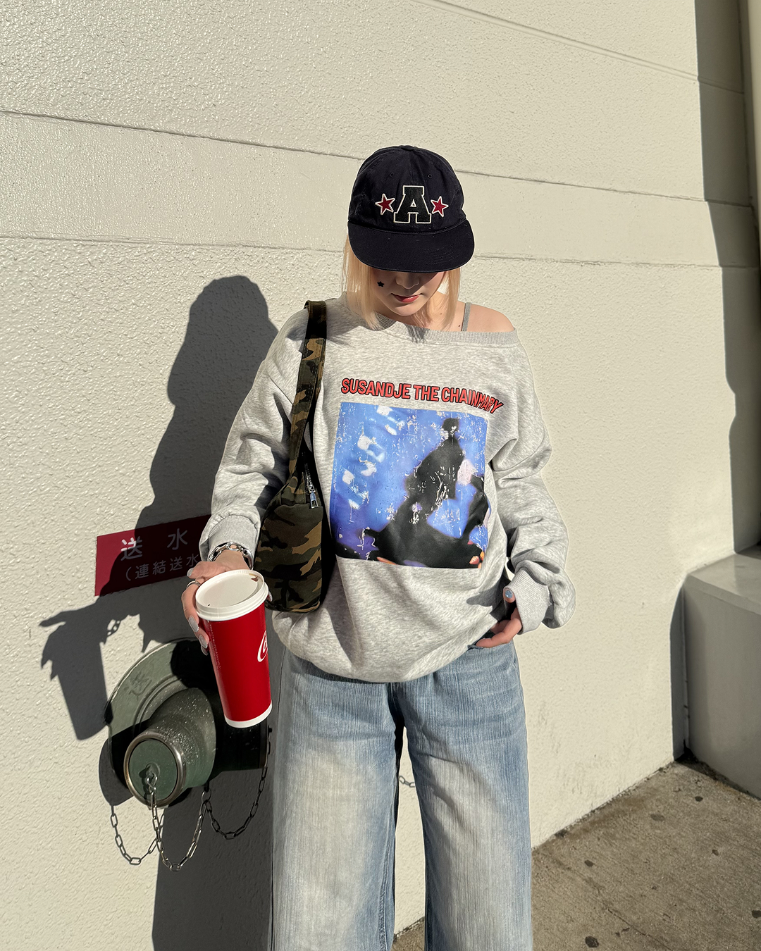 レトログラフィックスウェットプルオーバーKC0218