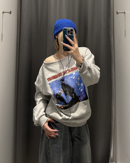 レトログラフィックスウェットプルオーバーKC0218