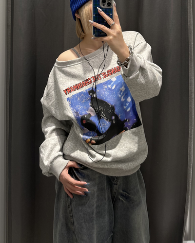 レトログラフィックスウェットプルオーバー KC0218
