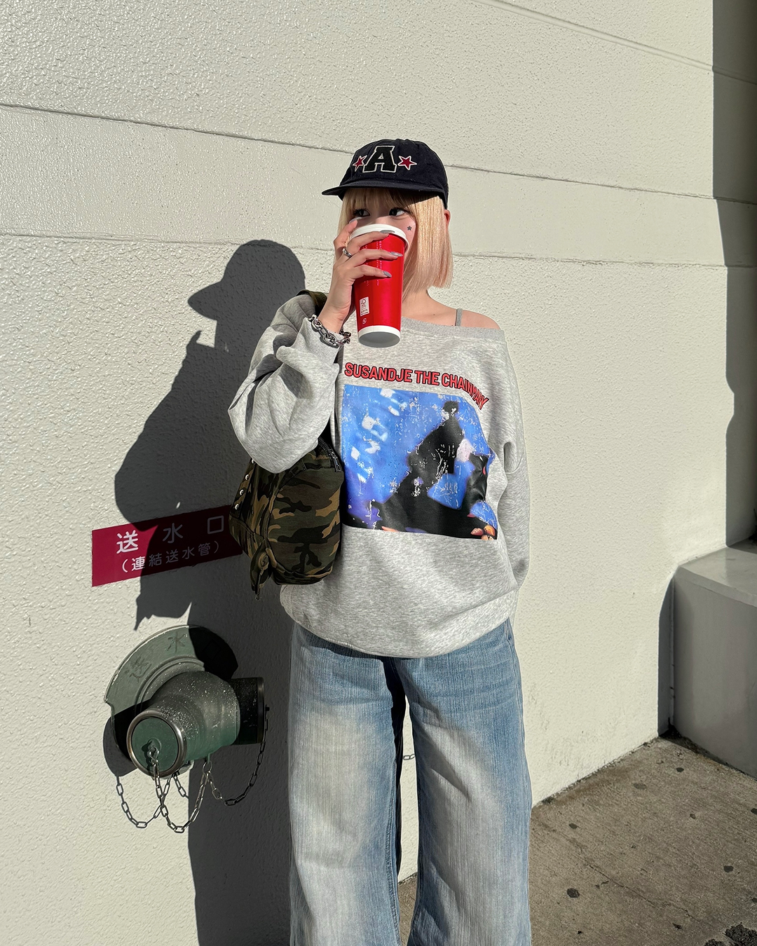 レトログラフィックスウェットプルオーバーKC0218