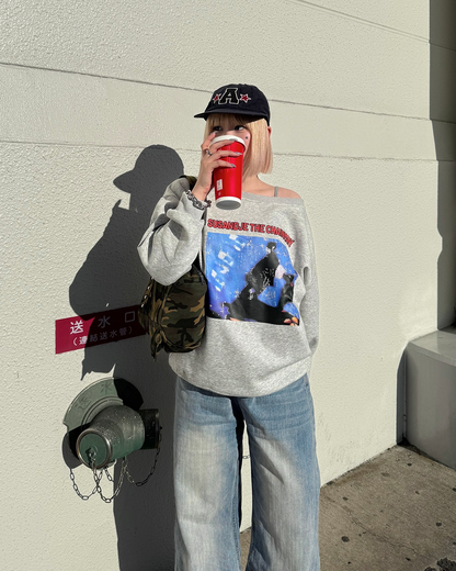 レトログラフィックスウェットプルオーバーKC0218