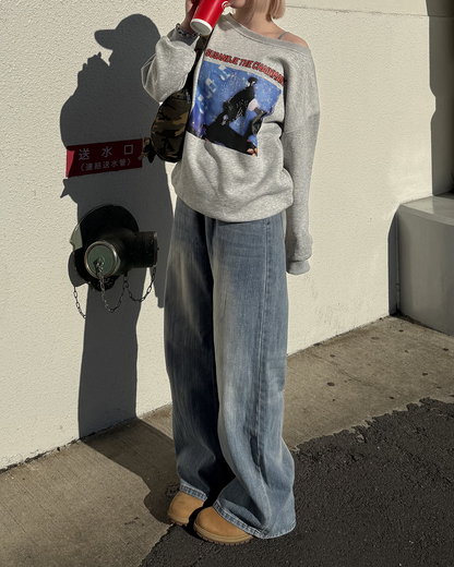 レトログラフィックスウェットプルオーバーKC0218