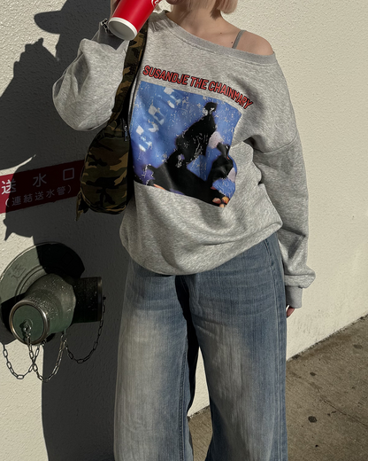 レトログラフィックスウェットプルオーバーKC0218