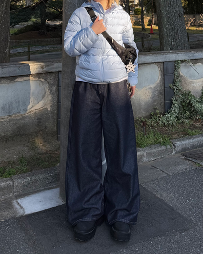 ハイウエストワイドレッグジーンズ KC0231