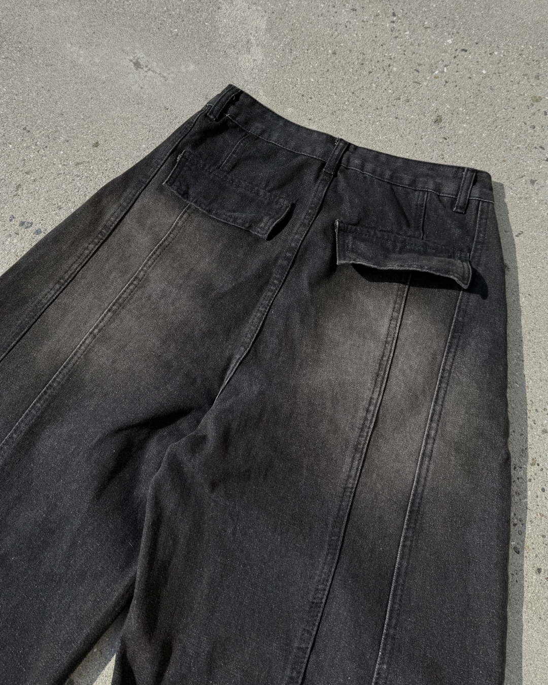 センターラインウォッシュバルーンデニムパンツ KC0237